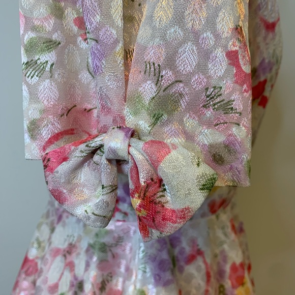 Vintage 80’s floral peplum blouse - Picture 4 of 5